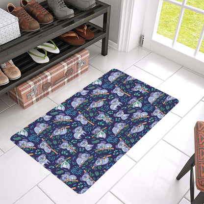 Koala Themed Design Print Rubber Doormat