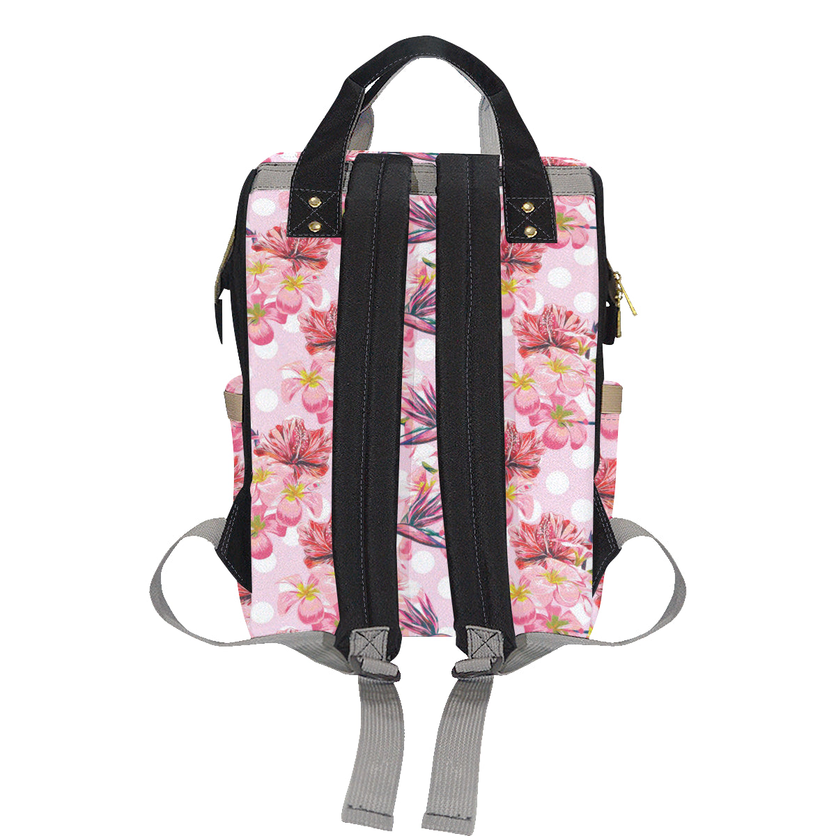 Bird Of Paradise Pattern Print Design BOP011 Diaper Bag Backpack