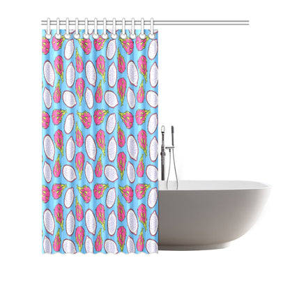 Dragonfruit Pattern Print Design DF04 Shower Curtain