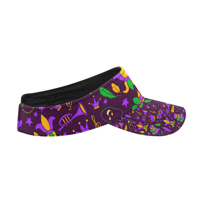 Mardi Gras Pattern Print Design 08 Unisex Sun Visor