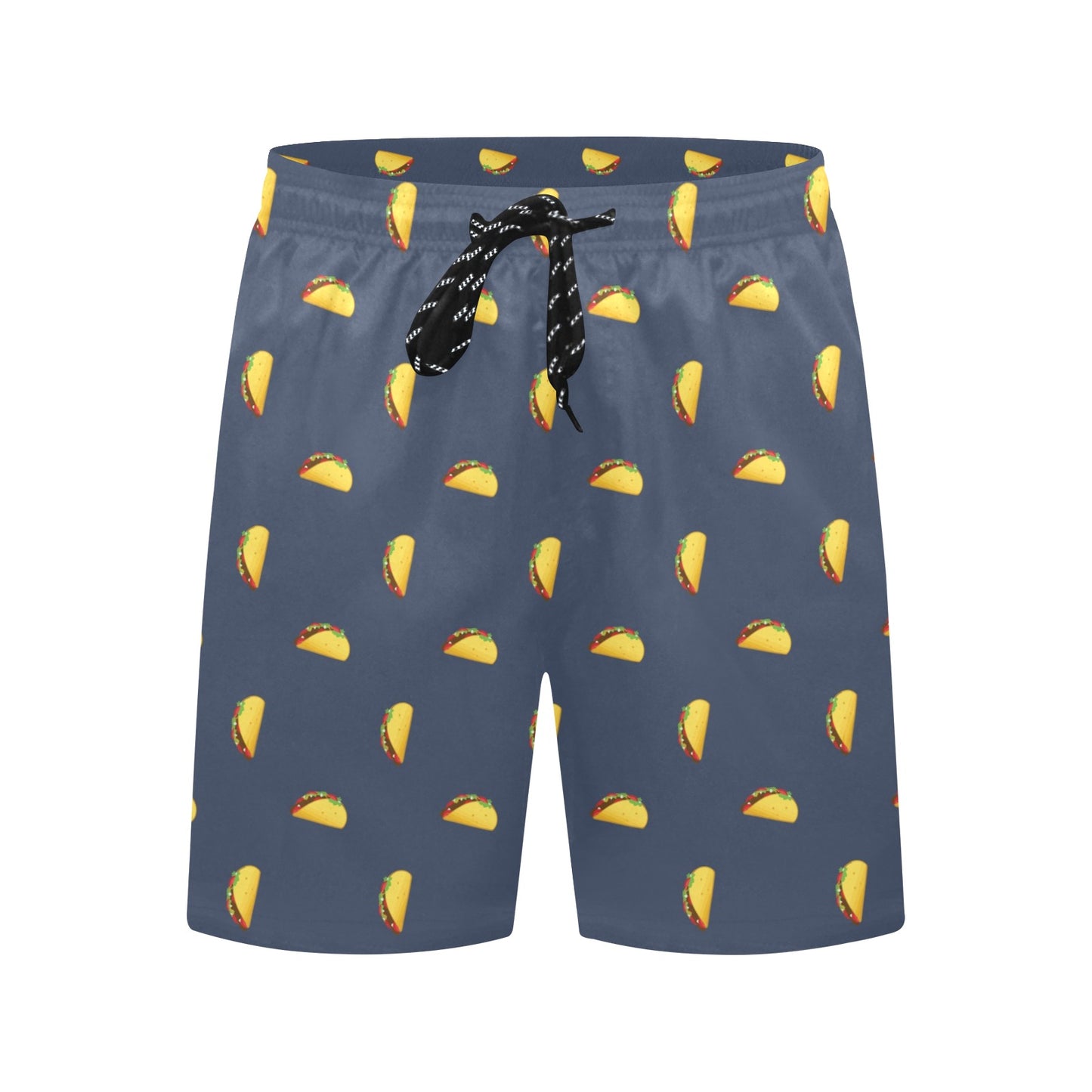 Taco Print Design LKS305 Men's Swim Trunks Beach Shorts