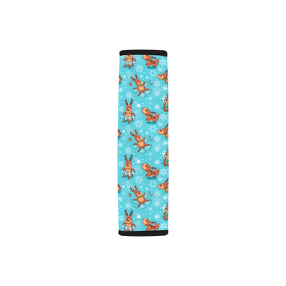 Reindeer Print Design LKS402 Car Seat Belt Cover