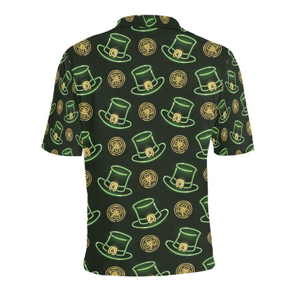 St Patricks Day Print Design LKS308 Men Polo Shirt