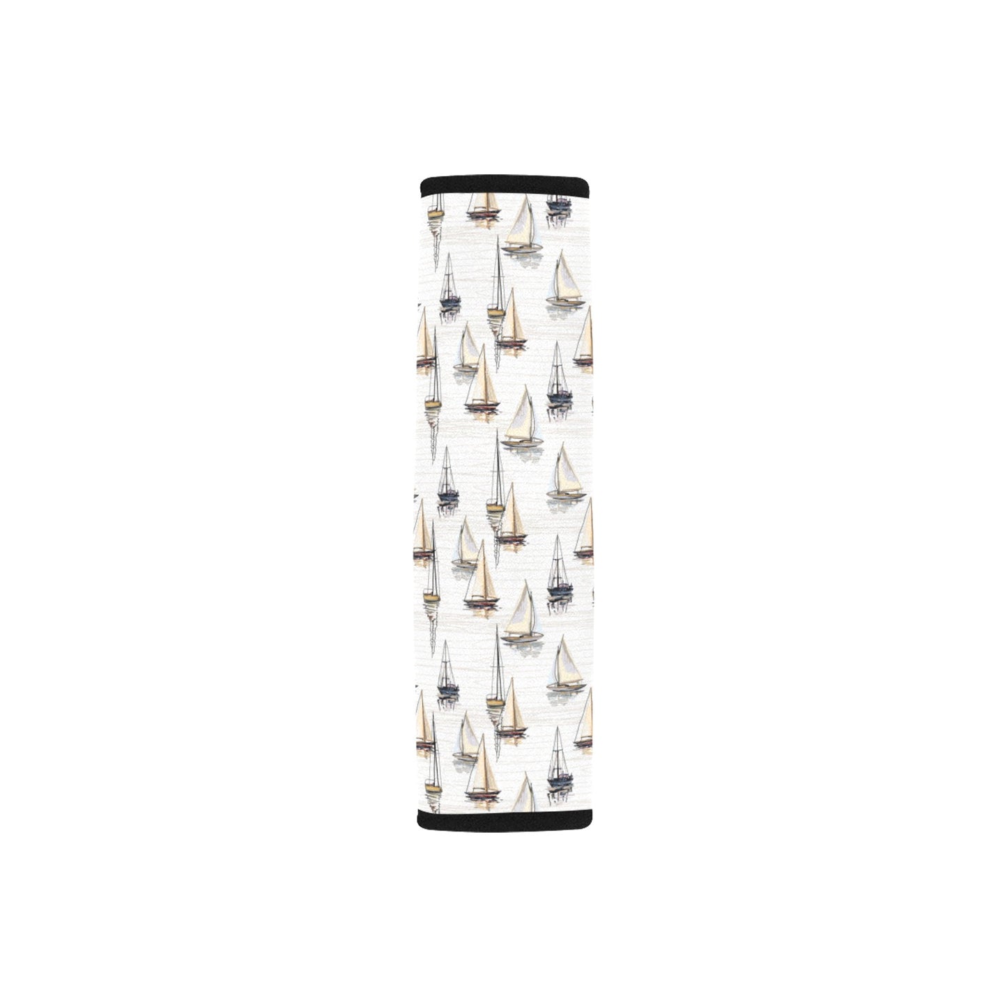 Sailboat Paint Pattern Print Design LKS307 Car Seat Belt Cover