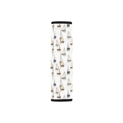Sailboat Paint Pattern Print Design LKS307 Car Seat Belt Cover