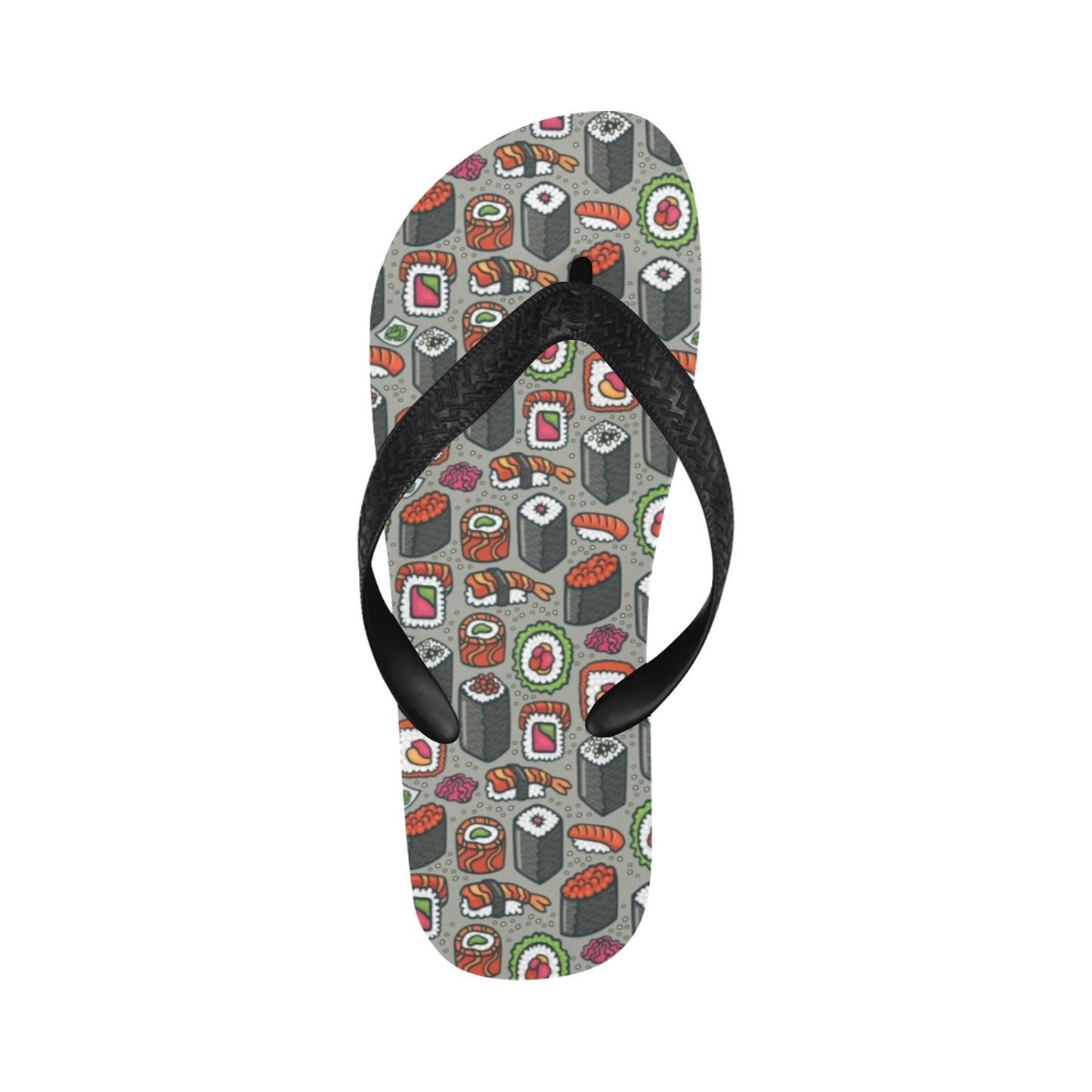 Sushi Print Design LKS301 Flip Flops