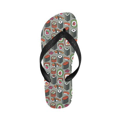 Sushi Print Design LKS301 Flip Flops