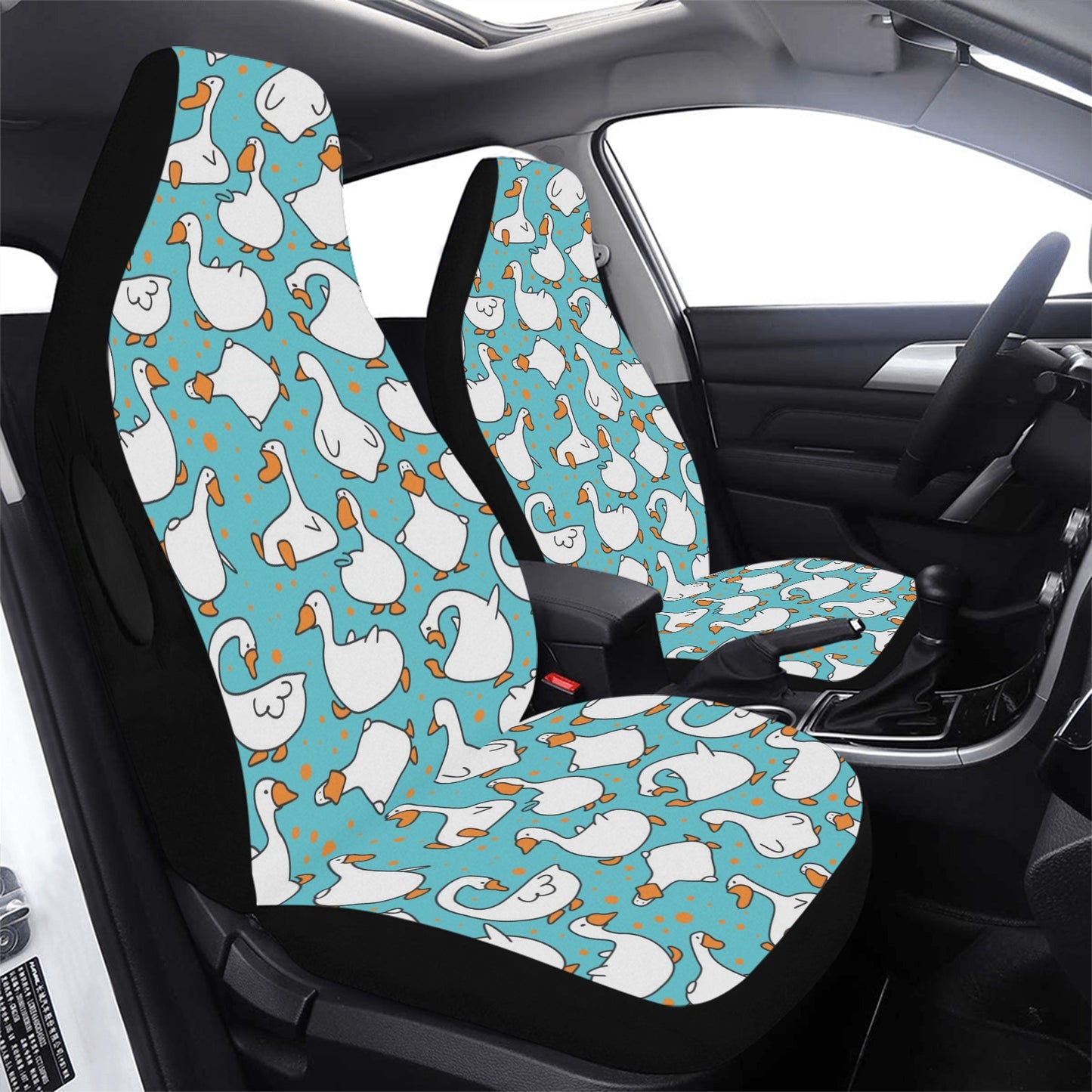 Goose Print Design LKS403 Car Seat Covers