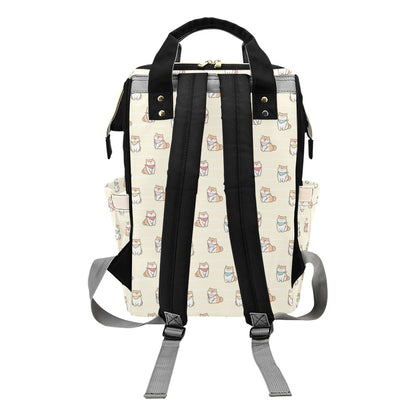 Shiba Inu Print Design LKS306 Diaper Bag Backpack
