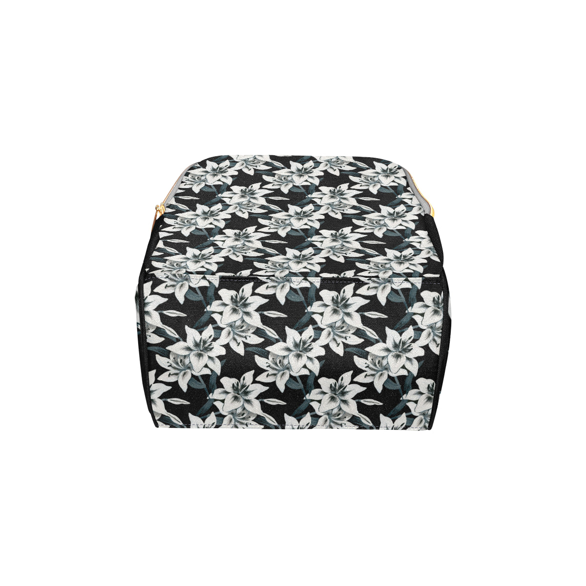Lily Pattern Print Design 03 Diaper Bag Backpack