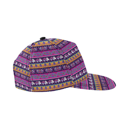 Boho Indian Style Pattern Snapback Cap