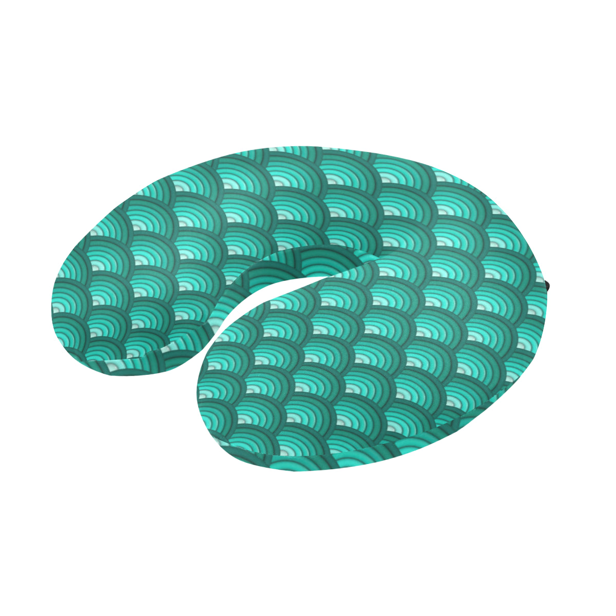 Scales Pattern Print Design 01 U-Shaped Travel Neck Pillow