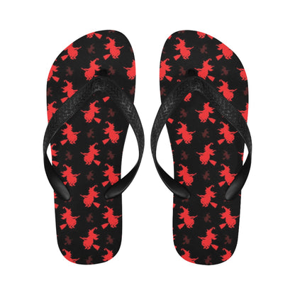 Witch Print Design LKS308 Flip Flops