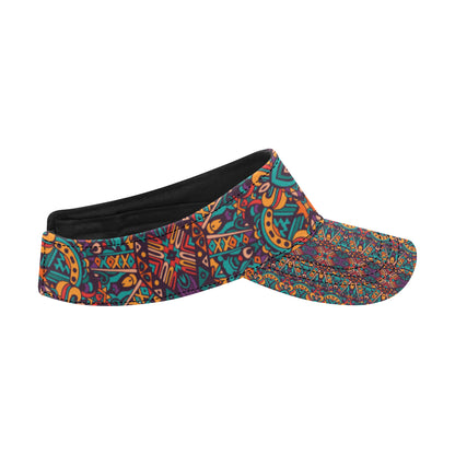 Ethnic Style Print Pattern Unisex Sun Visor