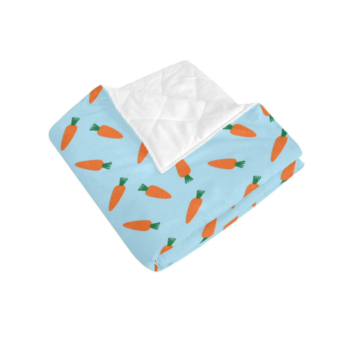 Carrot Pattern Print Design 03 Premium Quilt