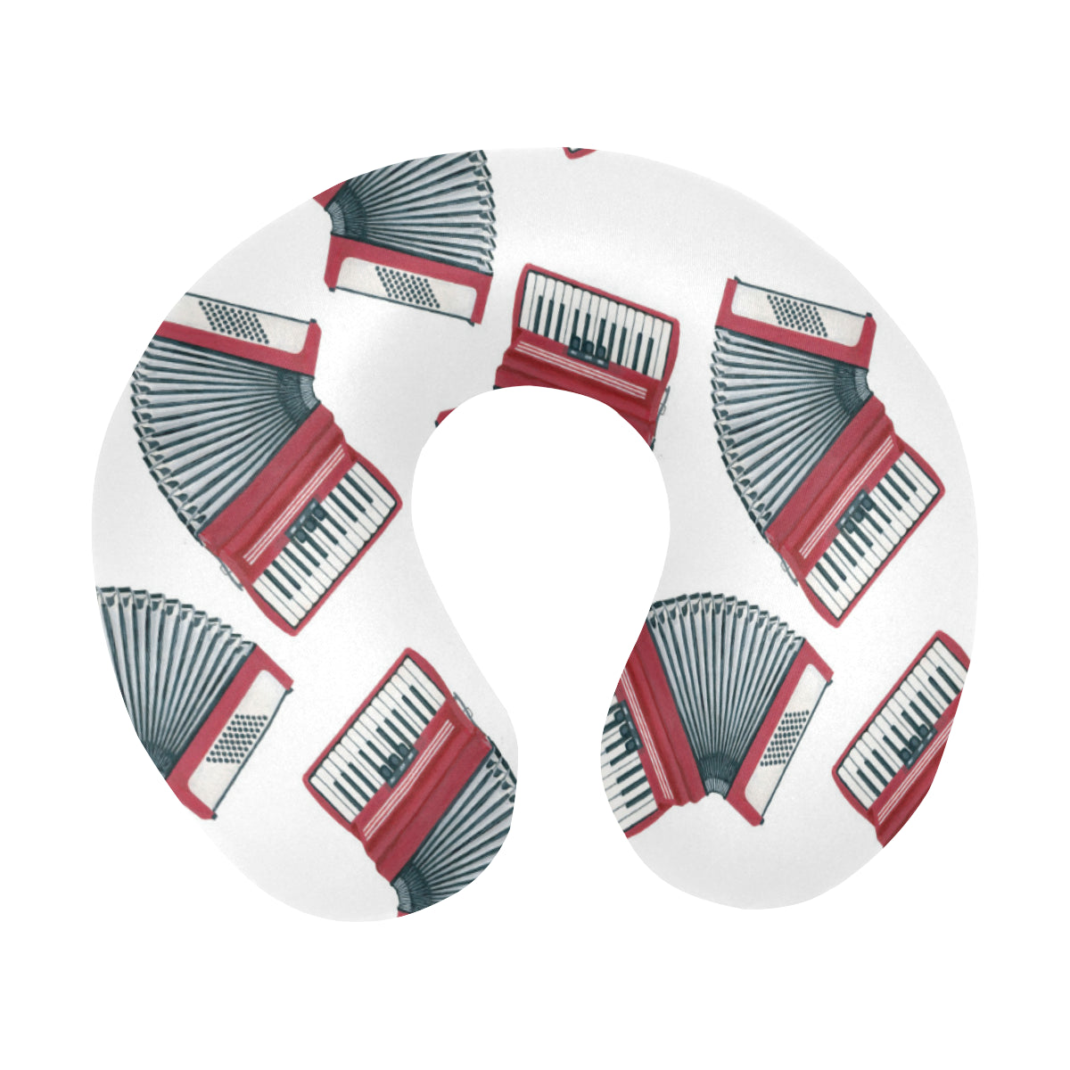 Accordion Pattern Print Design 03 U-Shaped Travel Neck Pillow