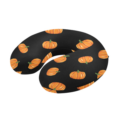 Pumpkin Pattern Print Design A05 U-Shaped Travel Neck Pillow