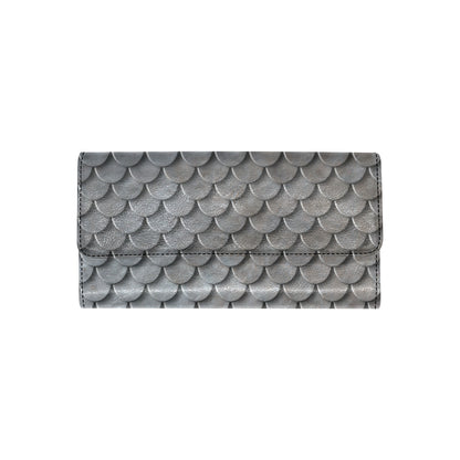 Armor Scales Pattern Print Design 03 Women's Trifold Wallet