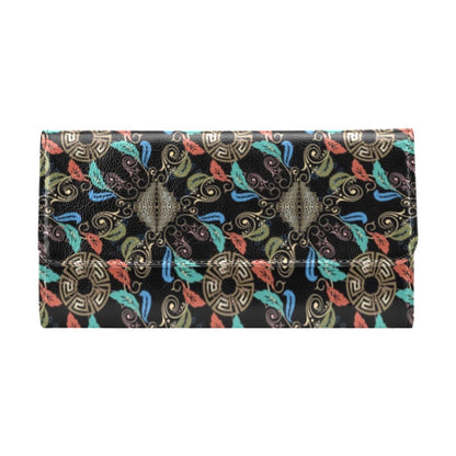 Ancient Greek Print Design LKS308 Women's Trifold Wallet