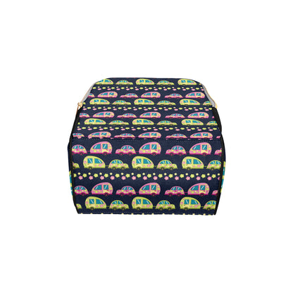 Camper Cute Camping Design No 3 Print Diaper Bag Backpack