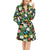 Hibiscus With Butterfly Print Design LKS305 Women's Fleece Robe