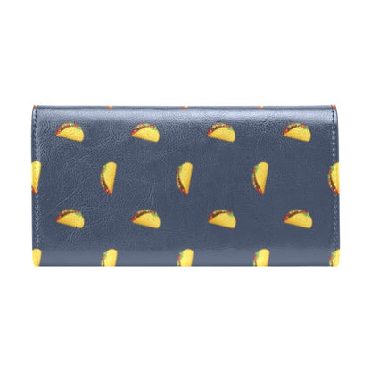 Taco Print Design LKS305 Women's Trifold Wallet