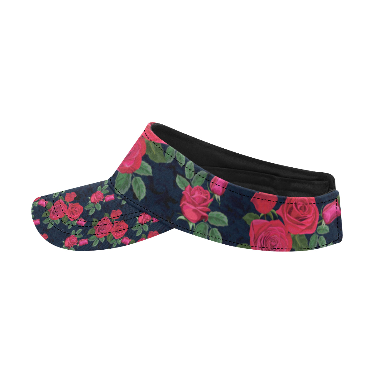 Rose Pattern Print Design A04 Unisex Sun Visor