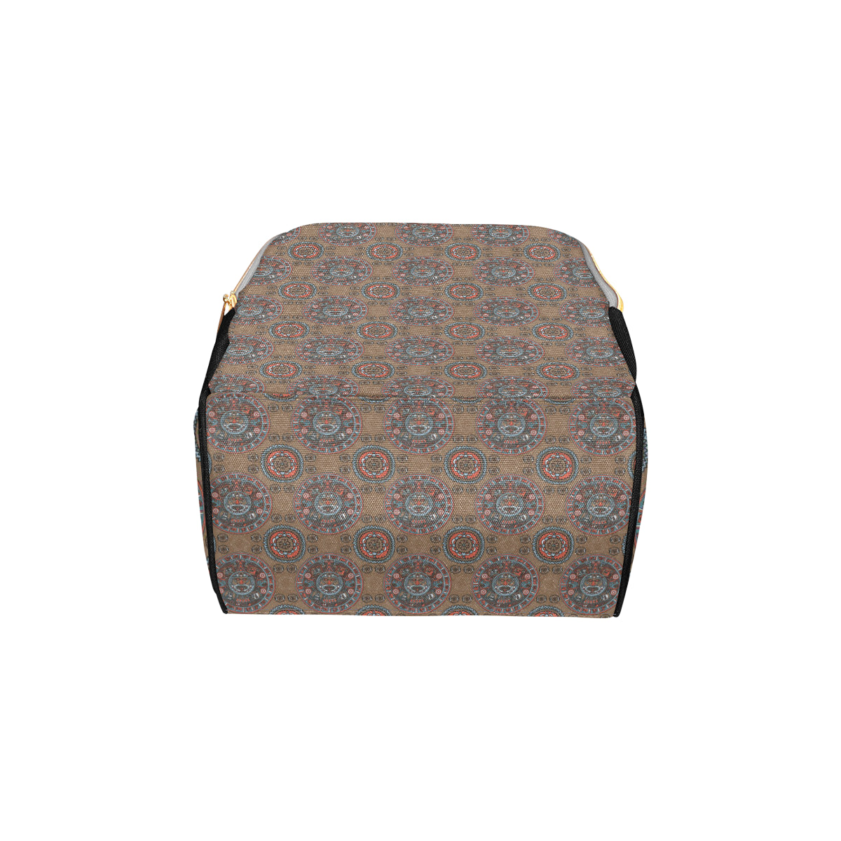 Calendar Aztec Pattern Print Design 03 Diaper Bag Backpack