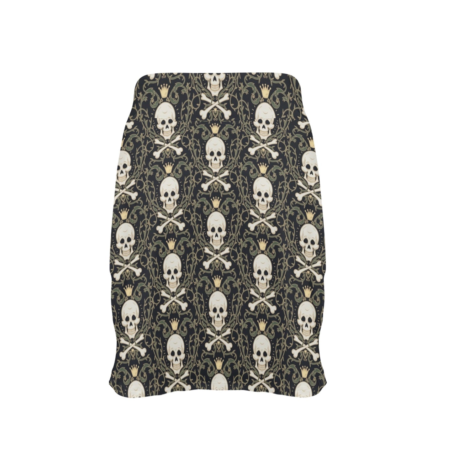 Skull King Print Design LKS307 17" Golf & Pickleball Skort with Pockets