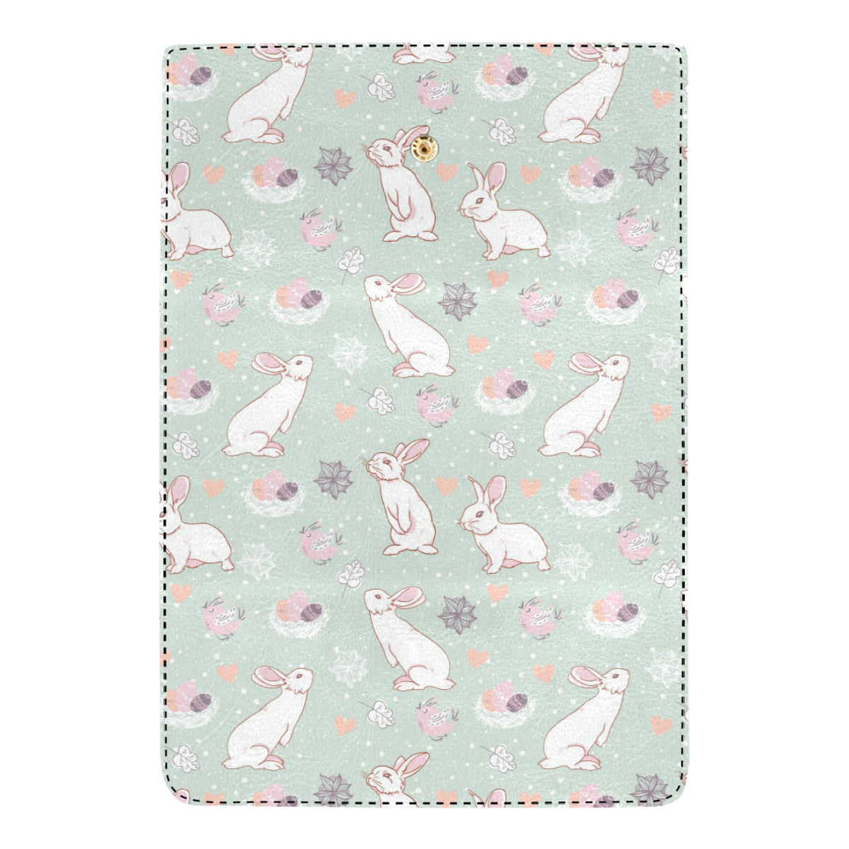 Rabbit Pattern Print Design RB011 Women's Trifold Wallet