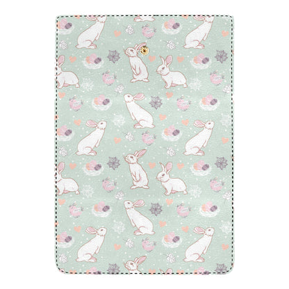 Rabbit Pattern Print Design RB011 Women's Trifold Wallet