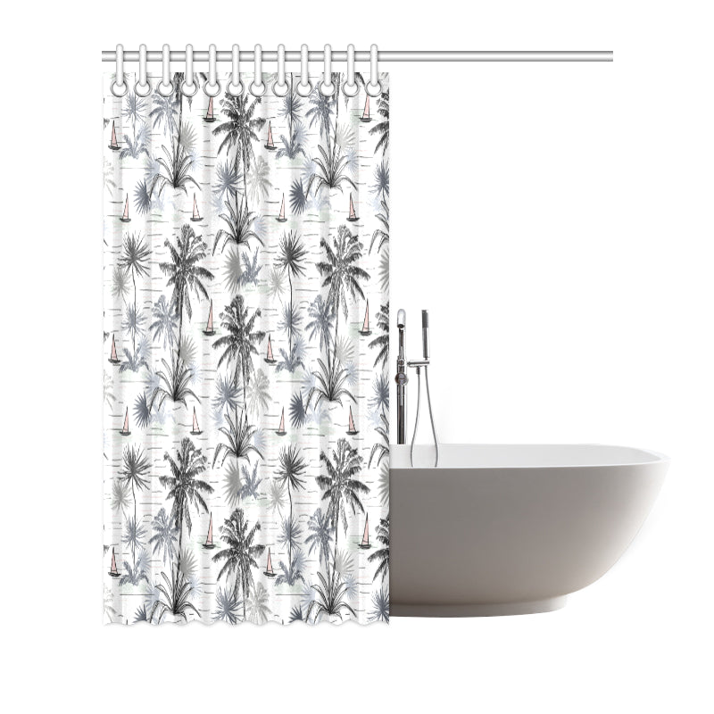 Pacific island Pattern Print Design A04 Shower Curtain