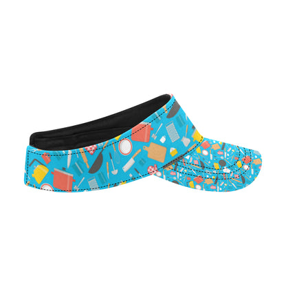 Cooking Kitchen Tools Pattern Print Design 03 Unisex Sun Visor