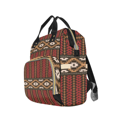 Native Pattern Print Design A02 Diaper Bag Backpack