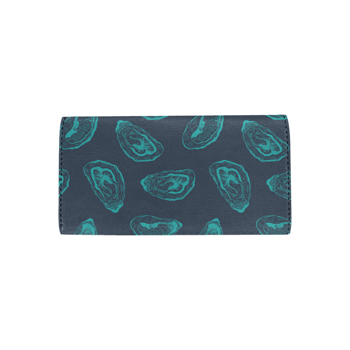 Oyster Pattern Print Design 01 Women's Trifold Wallet