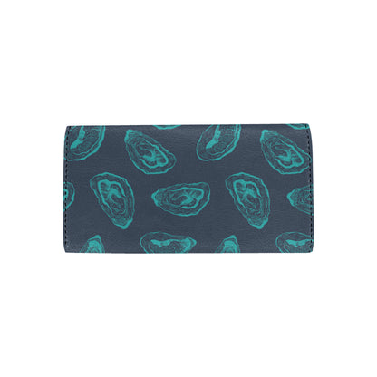 Oyster Pattern Print Design 01 Women's Trifold Wallet