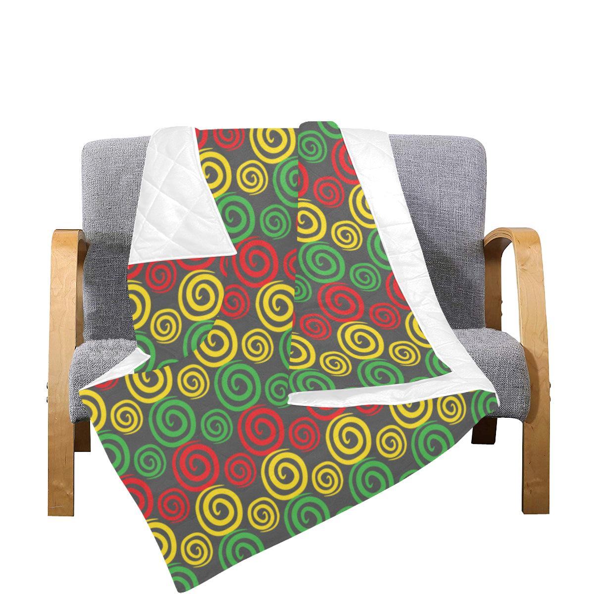 Rastafarian Pattern Print Design A05 Premium Quilt