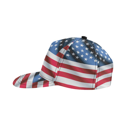 American flag Classic Snapback Cap