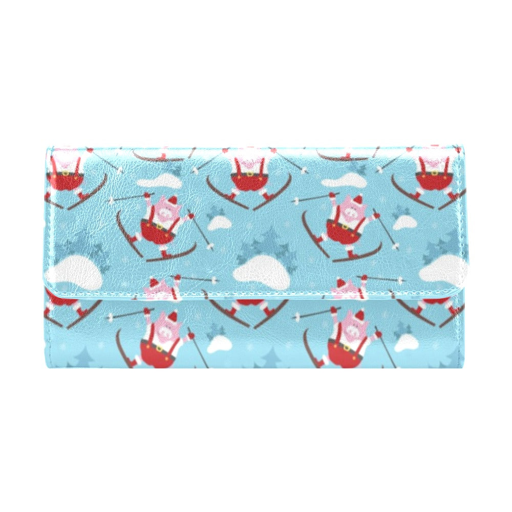 Ski Print Design LKS309 Women's Trifold Wallet