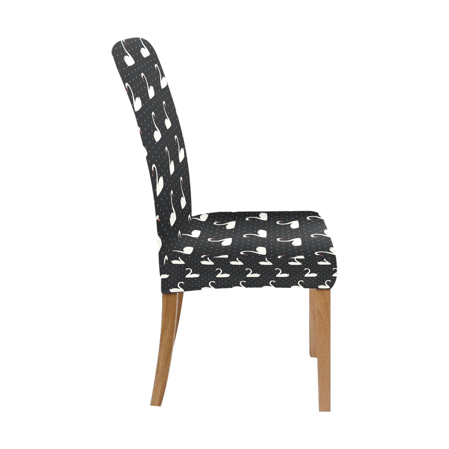 Swan Print Design LKS401 Dining Chair Slipcover