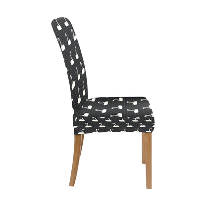 Swan Print Design LKS401 Dining Chair Slipcover