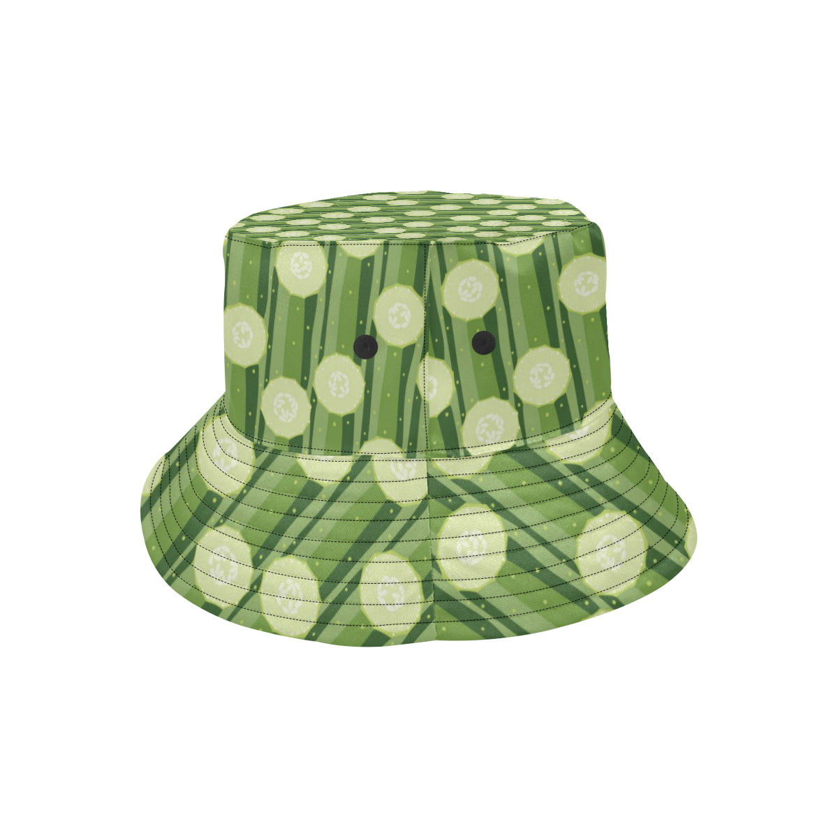 Cucumber Pattern Print Design CC03 Unisex Bucket Hat