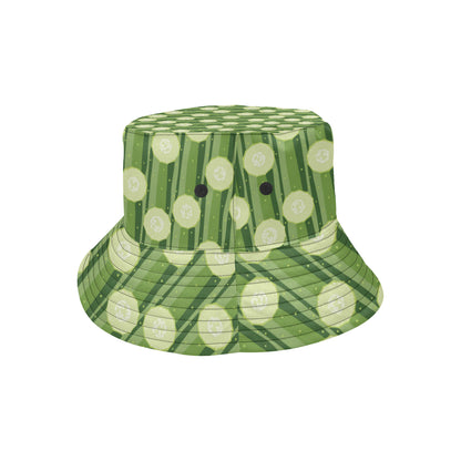 Cucumber Pattern Print Design CC03 Unisex Bucket Hat