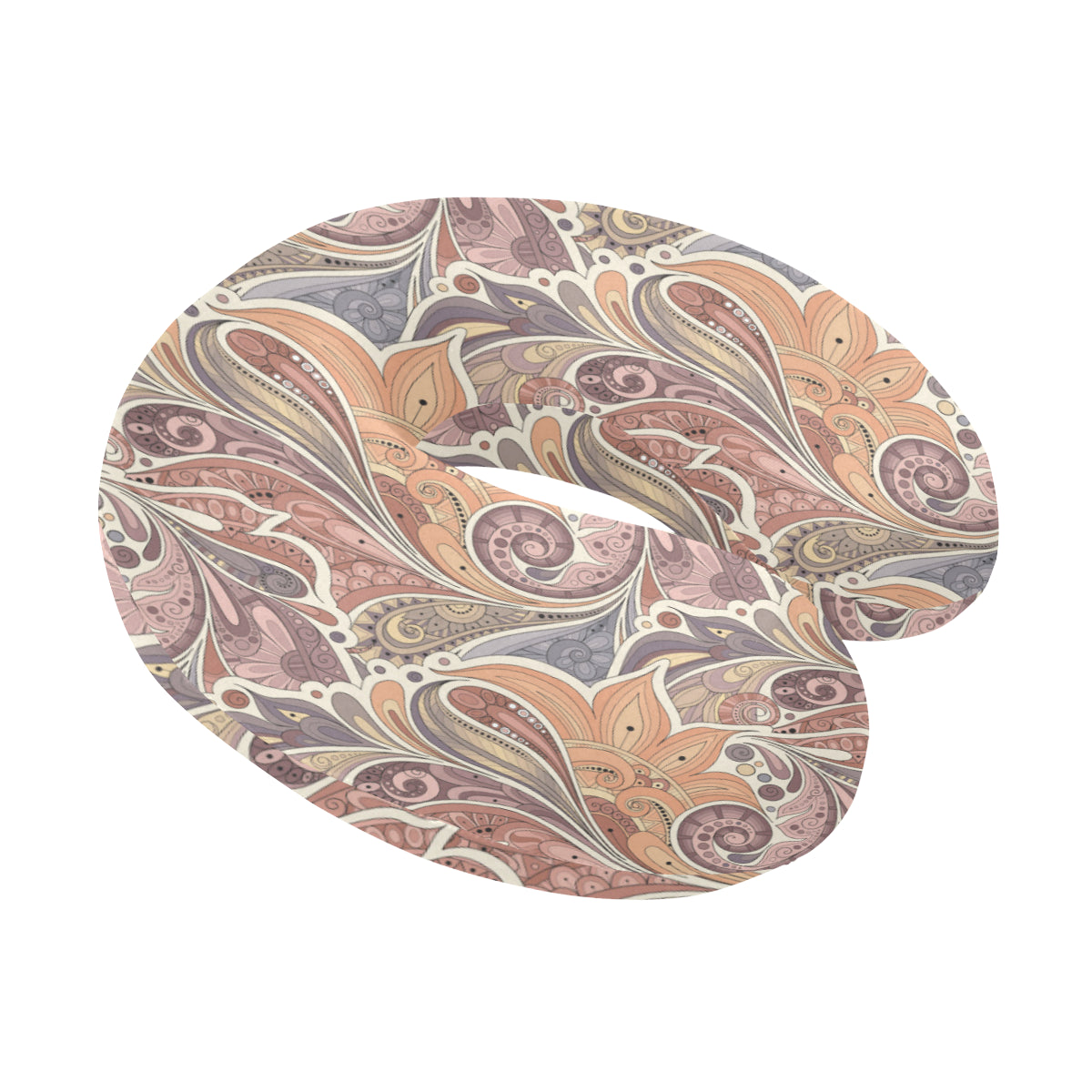 Boho Pattern Print Design 03 U-Shaped Travel Neck Pillow
