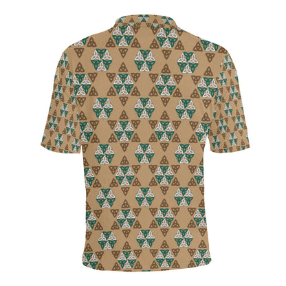 Celtic Pattern Print Design 08 Men Polo Shirt