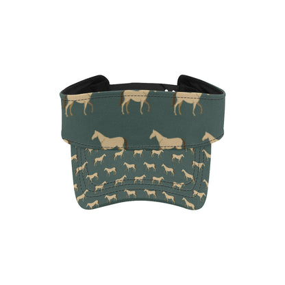 Horse Classic Themed Pattern Print Unisex Sun Visor