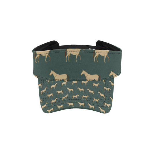 Horse Classic Themed Pattern Print Unisex Sun Visor