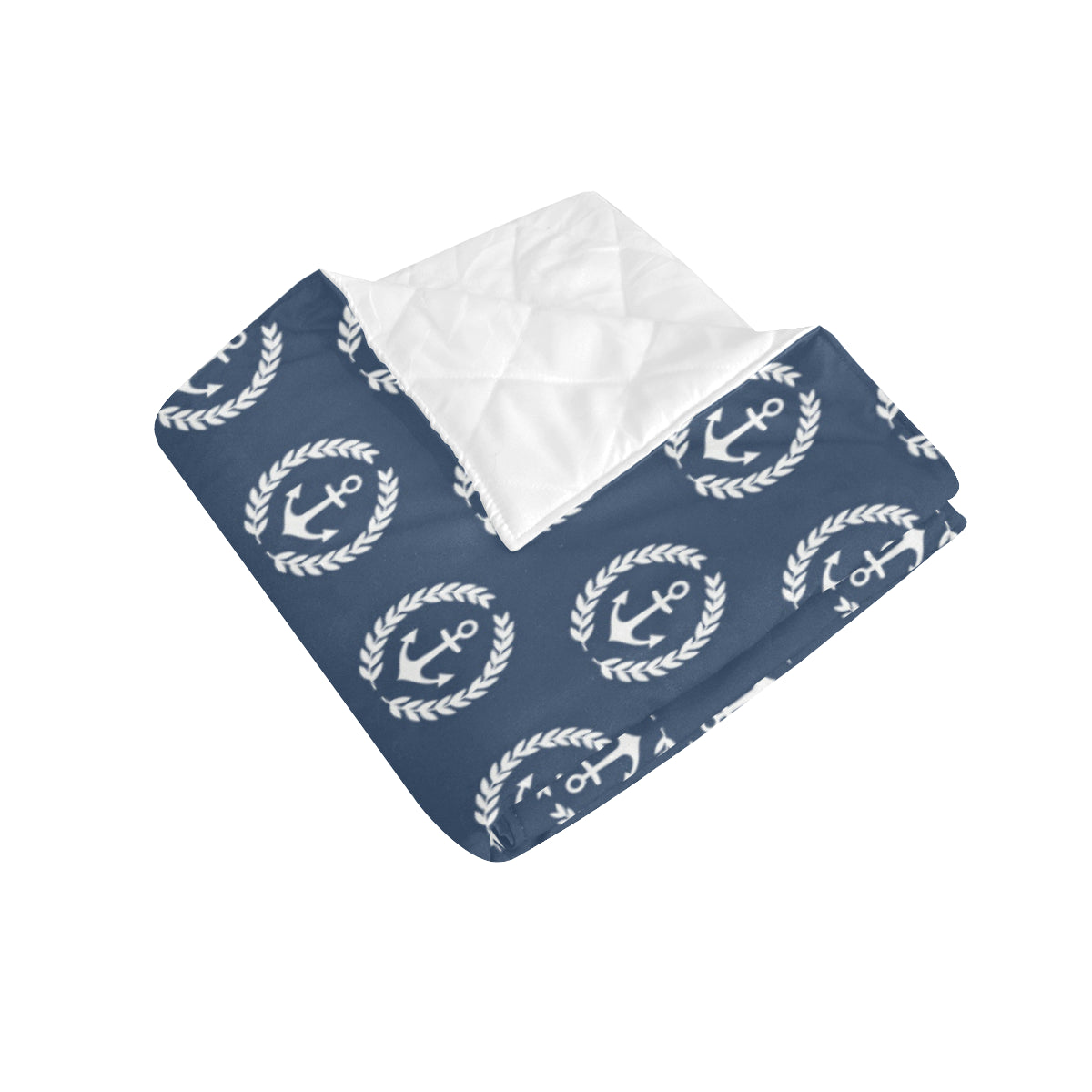 Anchor Pattern Print Design 04 Premium Quilt