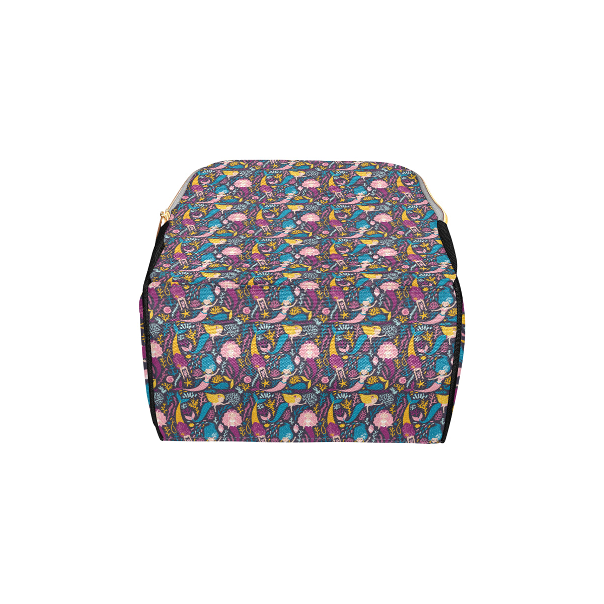 Mermaid Pattern Print Design 08 Diaper Bag Backpack