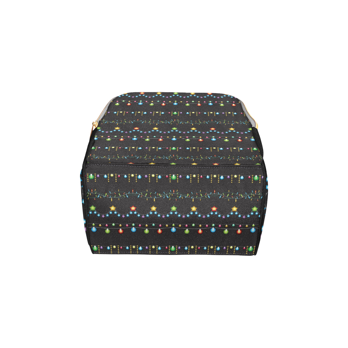 Christmas Light Pattern Print Design 01 Diaper Bag Backpack